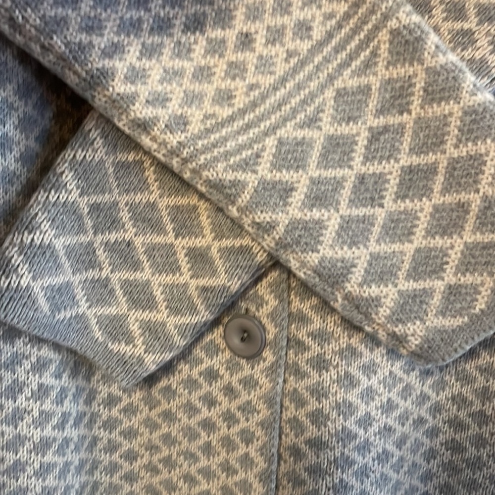 Gio & Gio Italian Wool blend long cardigan coat - Picture 4 of 5